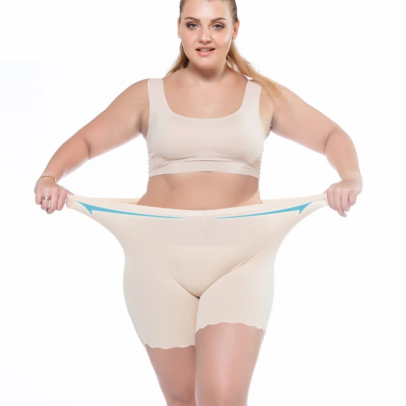 DOIB Большие размеры женские шорты безопасности штаны мягкие высокая эластичность