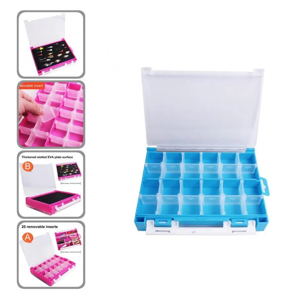 

Widely Use Useful Removable Insert Fishing Lure Box ABS Fishing Storage Box Thickened Fishing Supplies