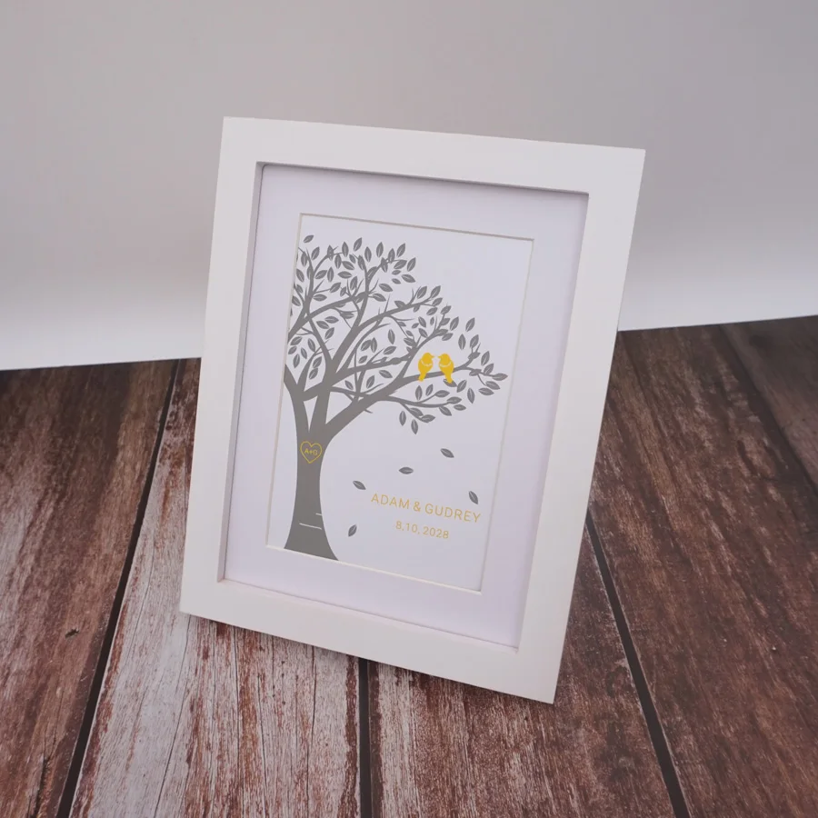 

Romantice Personalized Wedding Party Decor Frame Custom Couple Name Wooden Wedding Frame Photo Frame Home Decoration