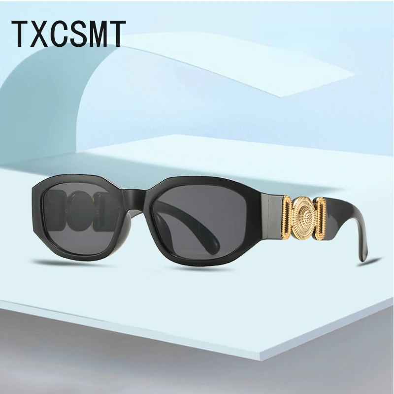 Фото Солнцезащитные очки с квадратными линзами для мужчин и женщин винтажные