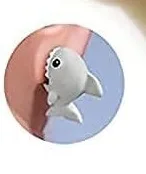 

Small Animal Dinosaur Earrings Korean Version Earring Shark Metal Cute Mini Animal Jewelry Manufacturer Earrings