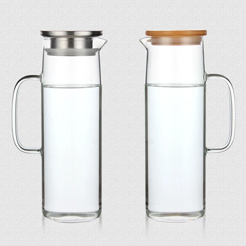 Термостойкий чайник большой емкости 1000 мл стеклянная чашка набор кувшинов для