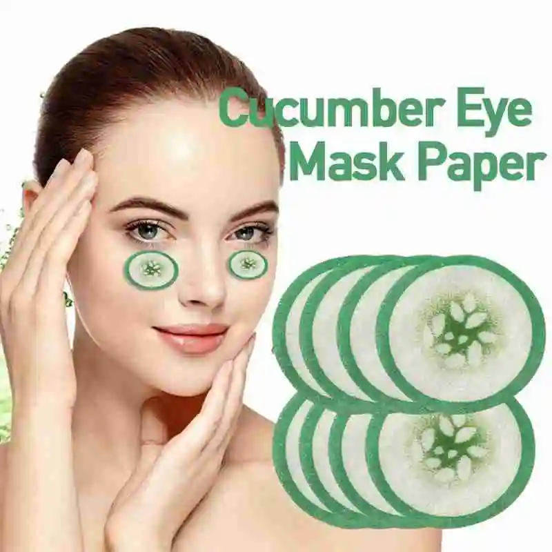 100Pcs Cucumber Hydra-Gel Eye Patches Eye Pads Strong Absorption Water