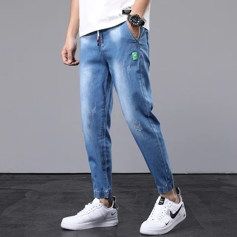 

2021 Spring and Fall Fashion Trend Men's Jeans, Retro Casual Comfortable Stretch Fashion Jeans NZKB22