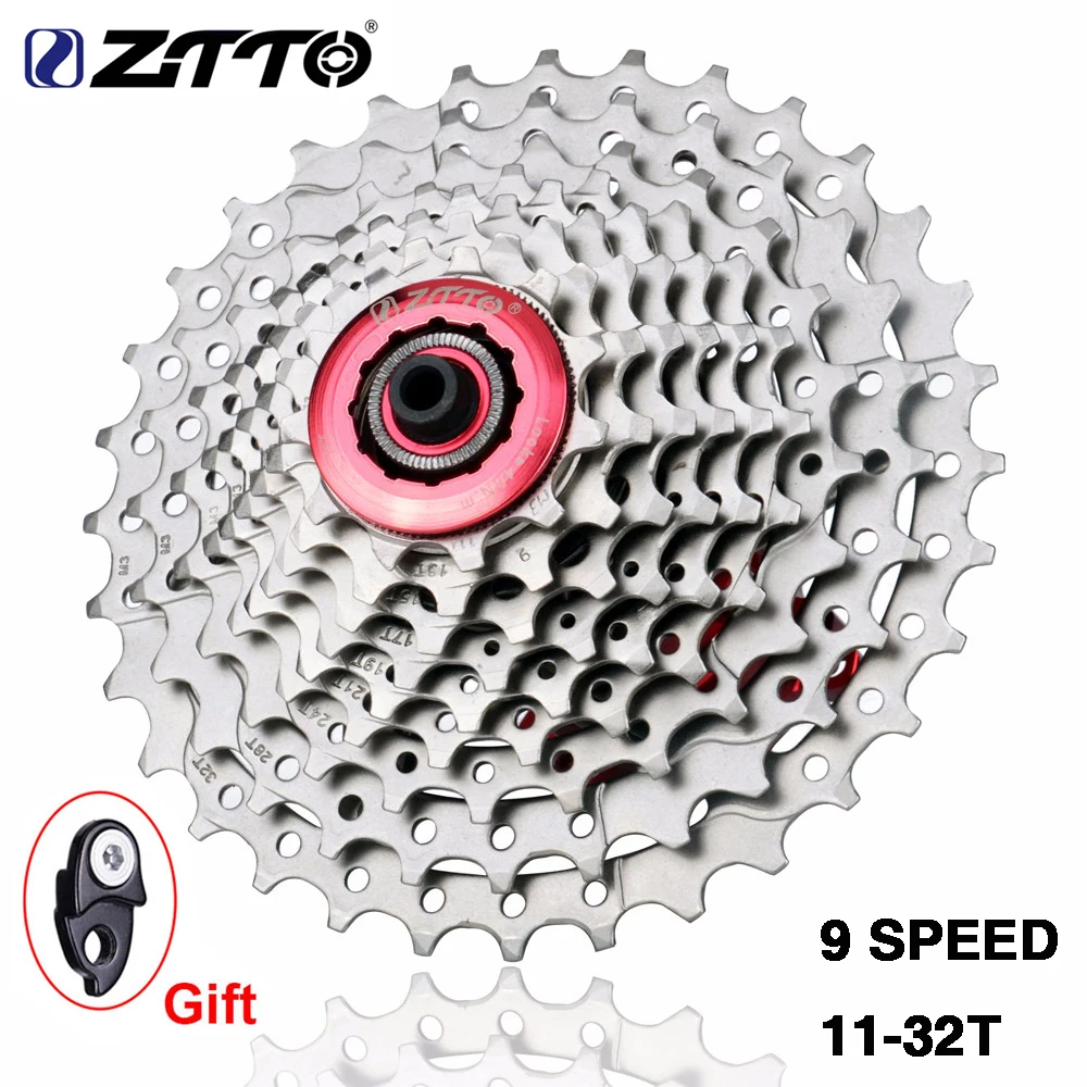 Кассета ZTTO MTB 9 скоростей 11 32T кассета горного велосипеда звездочки S для M370 M430 M4000