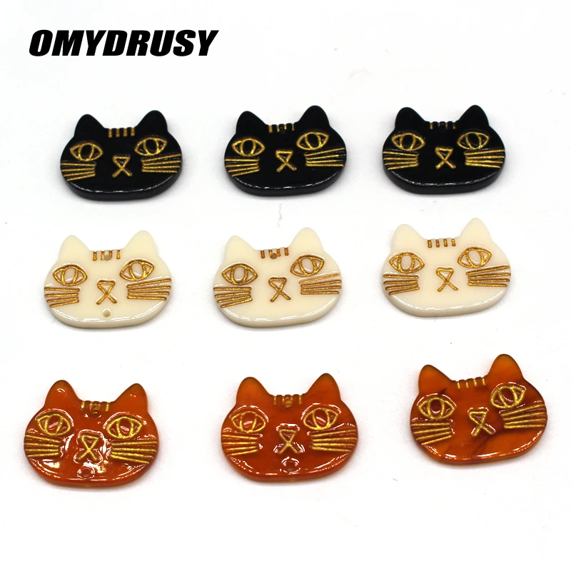 Серьги-кошки из смолы для подвесок сделай сам украшения браслетов ручной работы