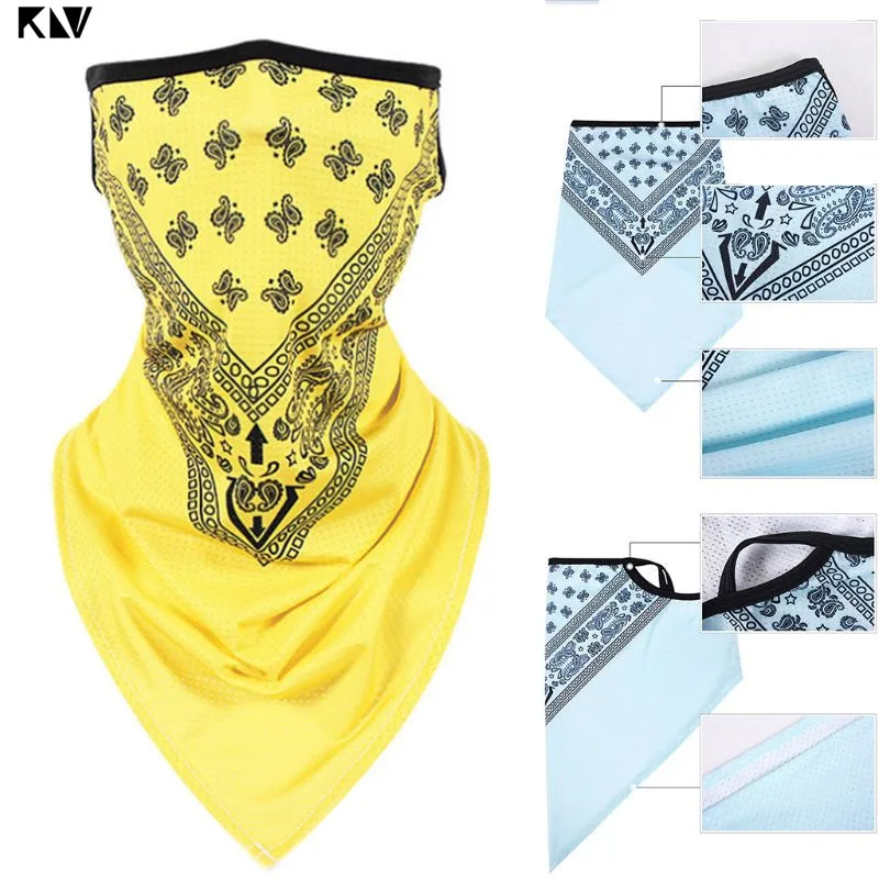 Бесшовная бандана-шарф унисекс с цветочным принтом |