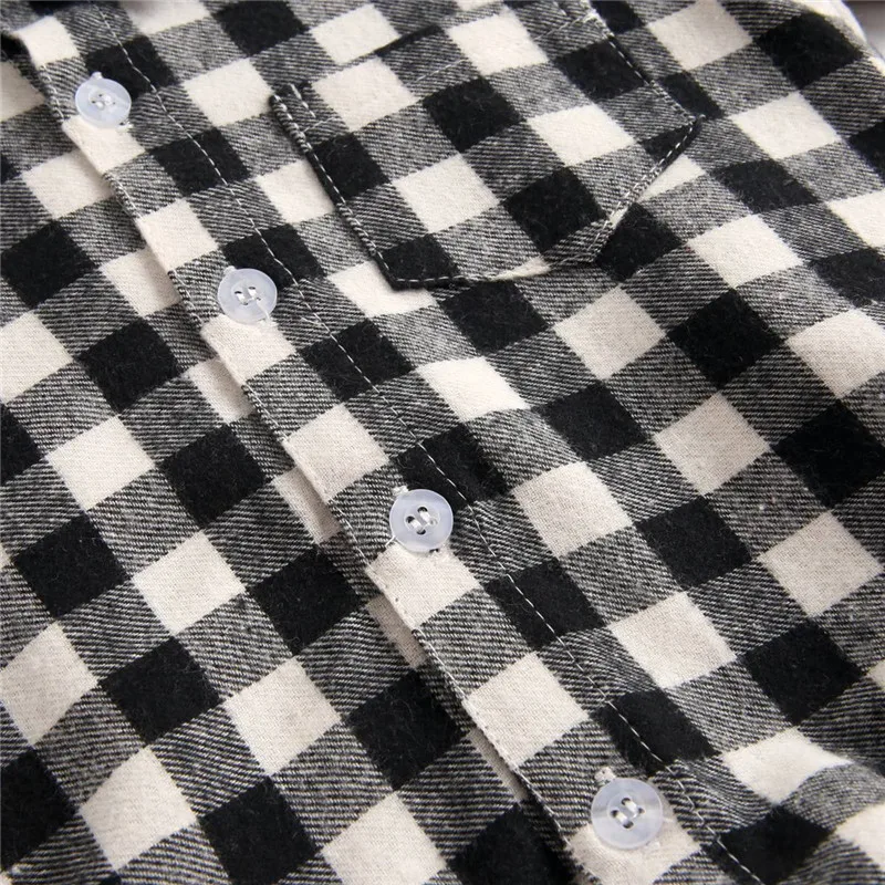 Комбинезон YALOODE для новорожденных девочек весенний клетчатый с длинным рукавом |