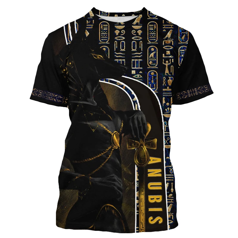 

Ancient Egypt Eye of Horus Men's O-Neck T-Shirt 2021 Casual Short Sleeve Shirt 3D Printing Egyptian Symbol Men's T-Shirt Top