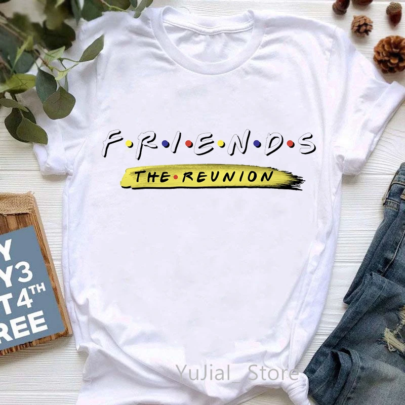 2021 &quotЛучшие друзья&quot в revnion женская футболка с надписью ТВ шоу friends (друзья