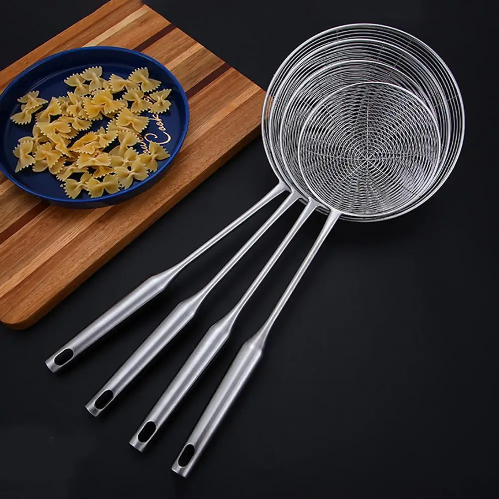 Ситечко для скиммера ложка жареного фильтра из нержавеющей стали фильтр ковш