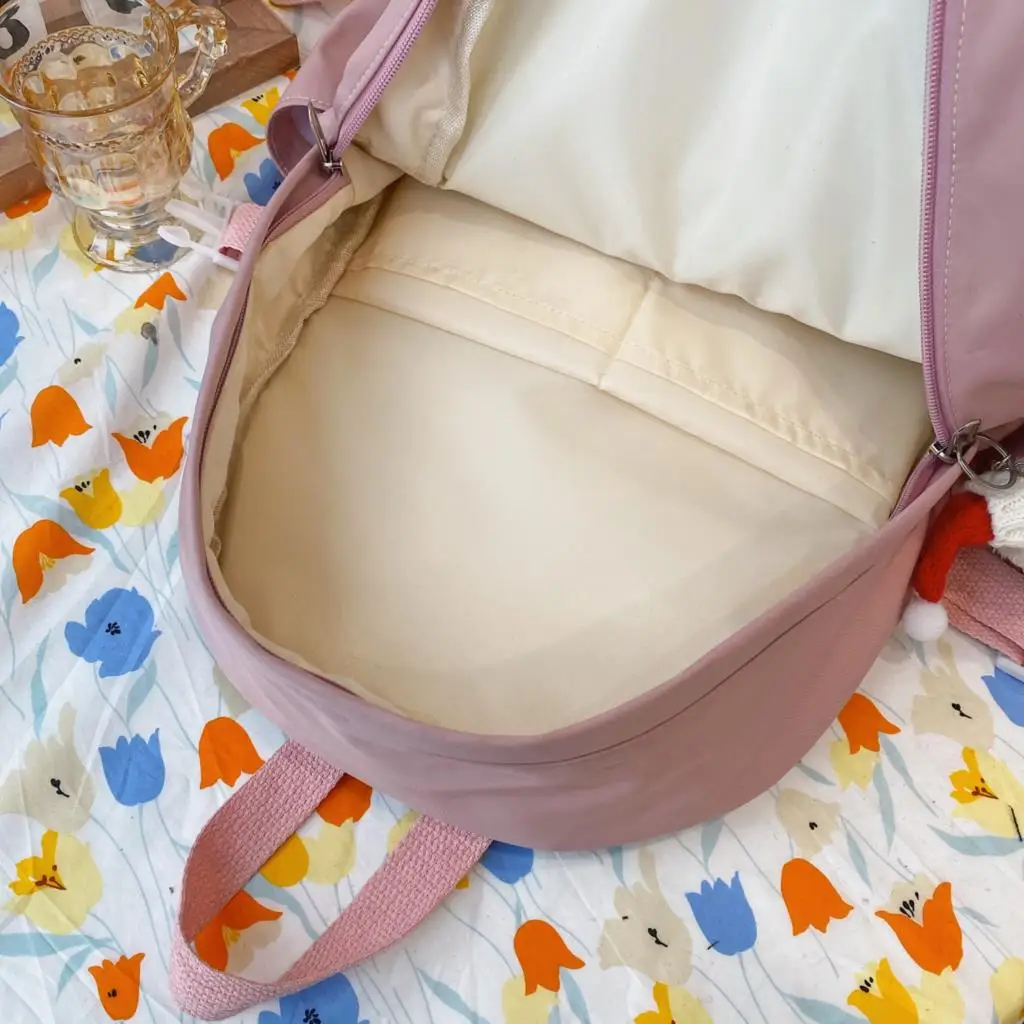 

2021 Cute Girls Backpack Women Large Capacity Simple School Bags for Teens Female Korean Harajuku Ladies School Student Bookbag