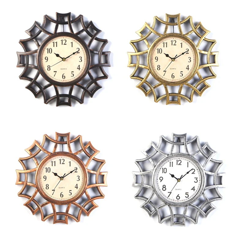 

Abstract Wall Clock Nordic Vintage Numeral Geometric Wall Clock Quartz Mordern Home Design Wall Decorative Supplies