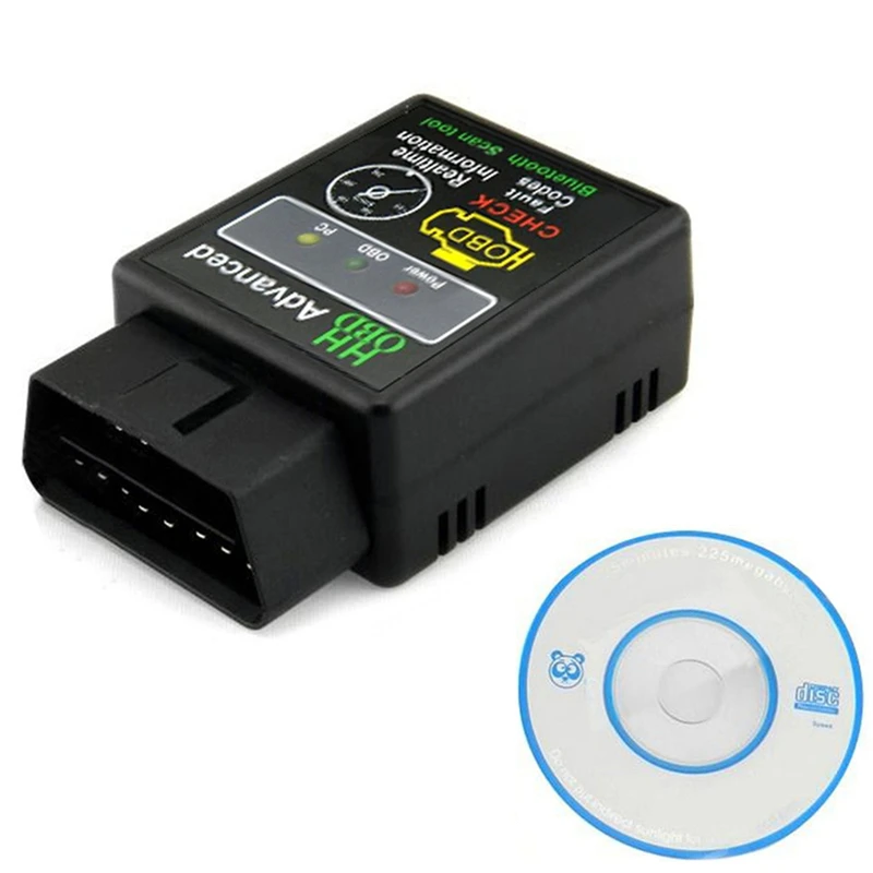 2 компл./лот ELM327 V2.1 OBD2 II Bluetooth Автомобильный диагностический интерфейс сканер