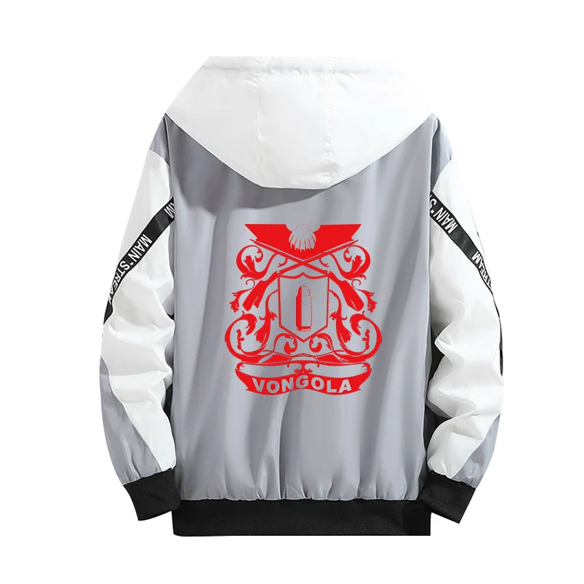 

Cosplay Hoodie HITMAN REBORN! Role Sawada Tsunayoshi Luminous Print Zipper Splicing Black Blue Red Gray Coat Thick Jacket