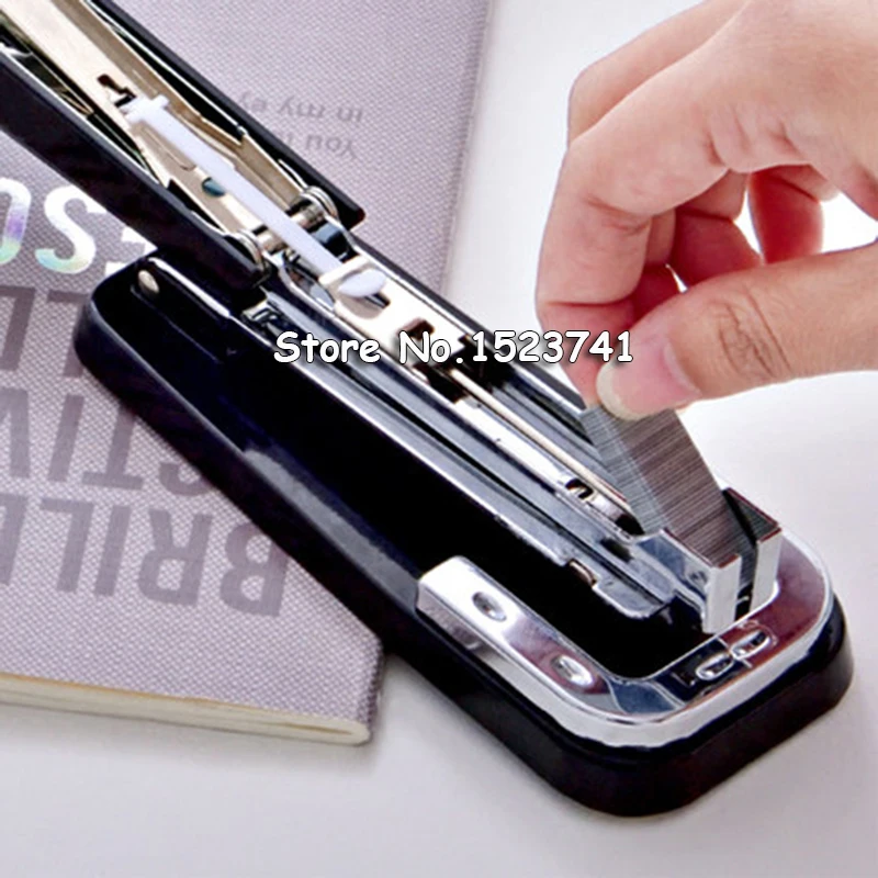 360 градусов Вращающаяся головка степлера Настольный степлер с скобами острое