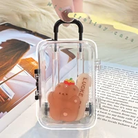cute mini rolling travel suitcase favor box wedding favors party reception candy package new year party supplies decoration