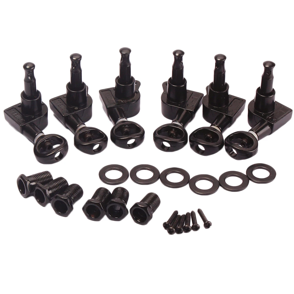 GC204A 3R3L полые гирлянды для гитары колышки встроенной тюнинга ключа тюнеры с