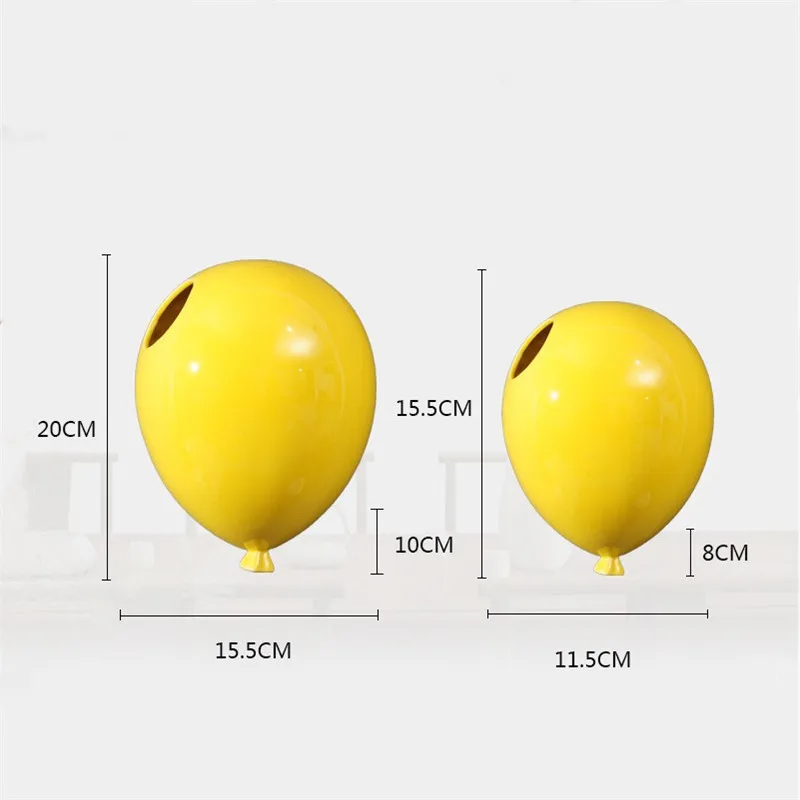 Креативный керамический воздушный шар настенный цветочный горшок для гостиной