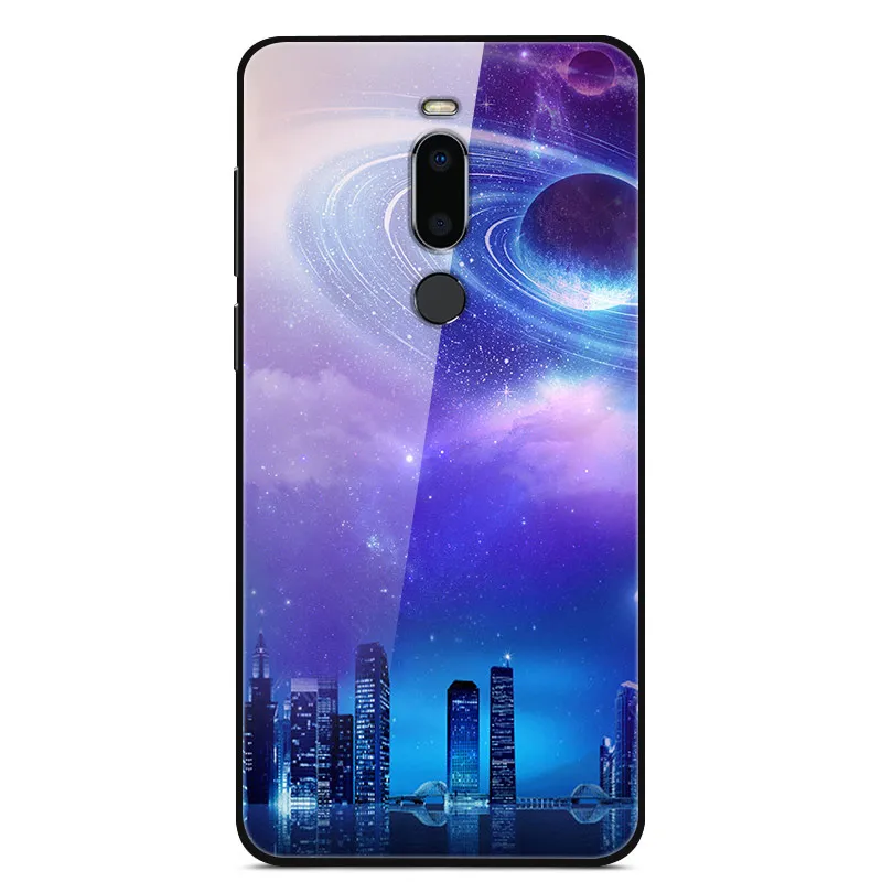 17 Чехол для Meizu M8, чехол из закаленного стекла «Планета космос», чехол из стекла для Meizu M8 M813H, чехол-бампер из ТПУ для Meizu M 8 M8 Shell - Цвет: 17