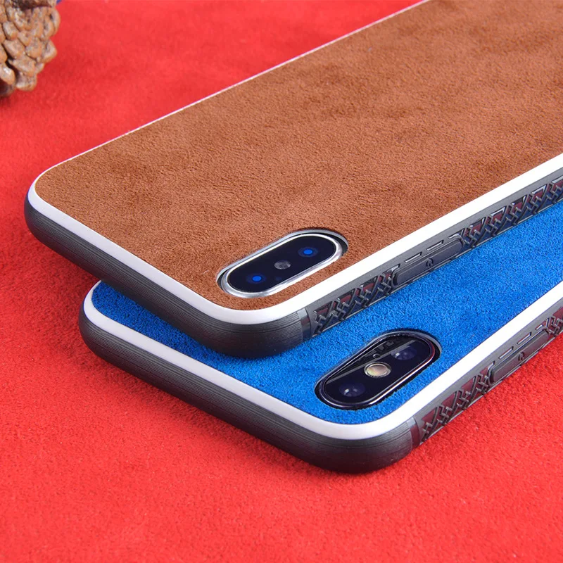 Итальянский тканевый чехол для iPhone X XS 11 Pro MAX флип-чехол с белой границей