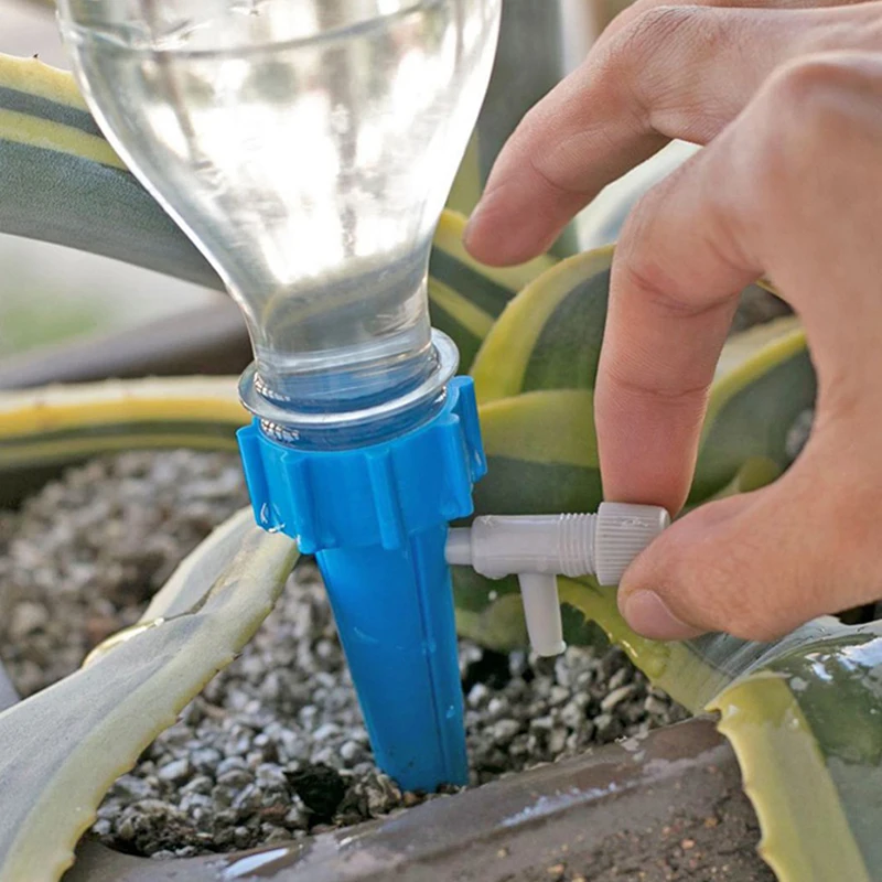 Automatic Plant Water Seepage Organ Drop Dawdler Valve Adjust Flower Self Watering Spikes Stakes Irrigation System | Дом и сад