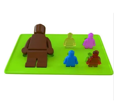 1PC random color 1 шт. силиконовый производитель кубиков лоток для мороженого инструменты DIY поддон для шоколада формы для украшения торта - Цвет: 1PC random color