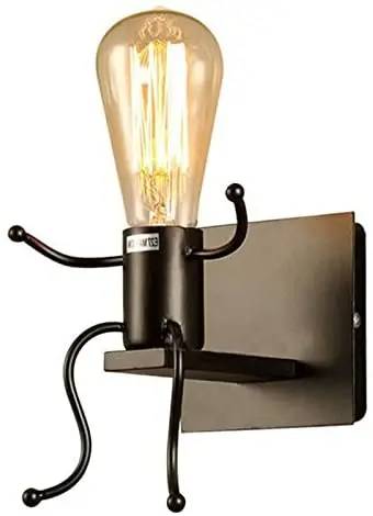 Современный Железный светодиодный настенный светильник E27 металлическое