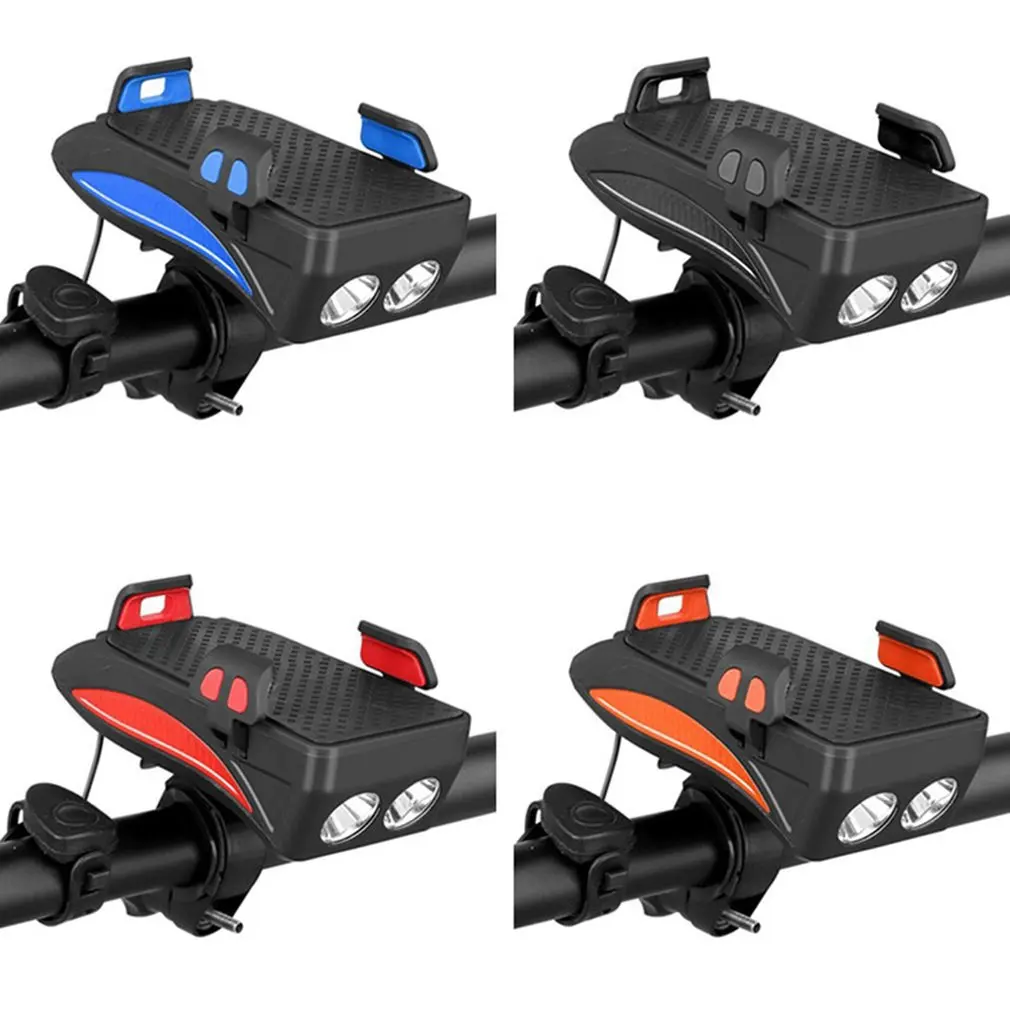 

Four In One Cycling Lights Mobile Phone Charging Stand Driving Headlight High Decibel Speaker Highlight Long Shot