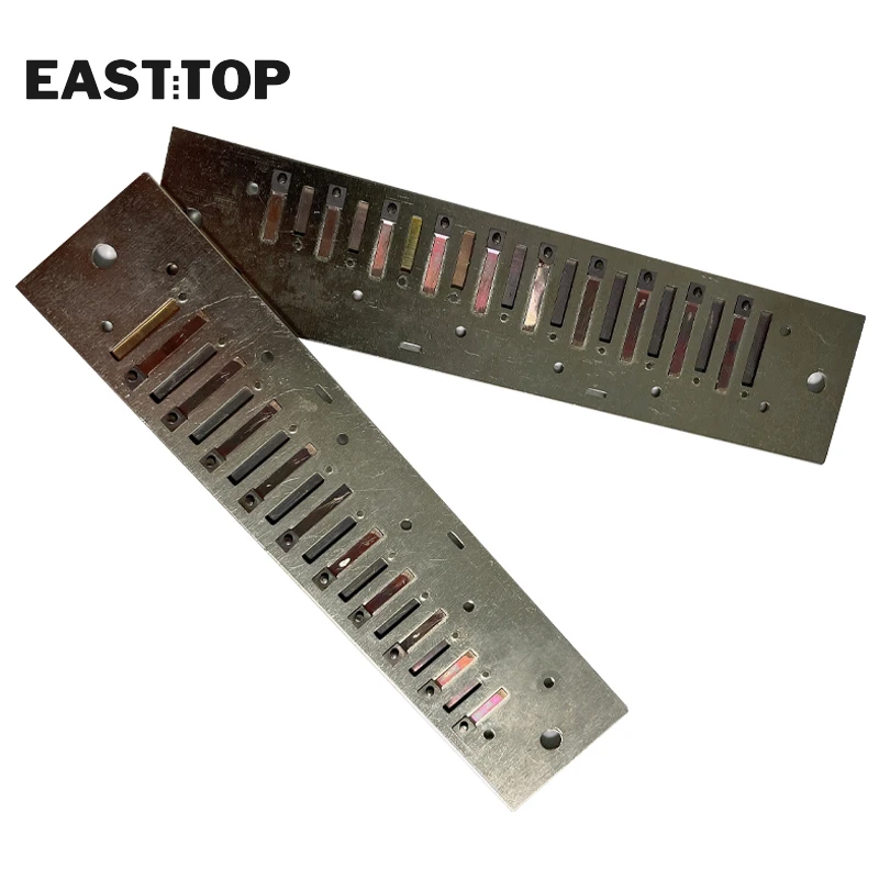 EASTTOP T10-40 Reedplates с винтовыми аксессуарами для 10 отверстий 40 тонов гармоники