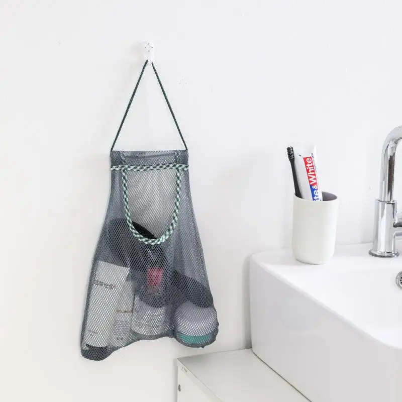 

Portable Reusable Grocery Bags For Fruit Vegetable Bag Cotton Mesh String Organizer Handbag Short Handle Net Shopping Bags Tote