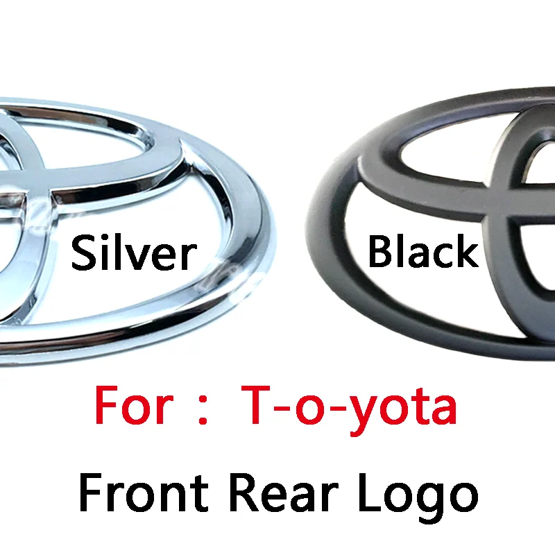 Хромированный серебристый АБС пластик передняя головка задний багажник бампер