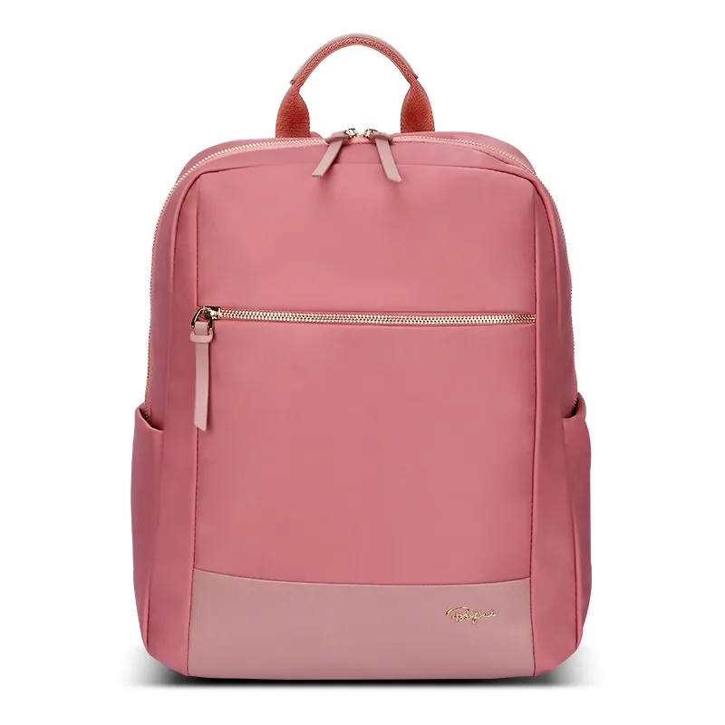 

New Laptop Backpack Women 14 Inch Waterproof Pink Fashion Female Travel Daypacks School Back Packs Work Bags for Teenager Girls