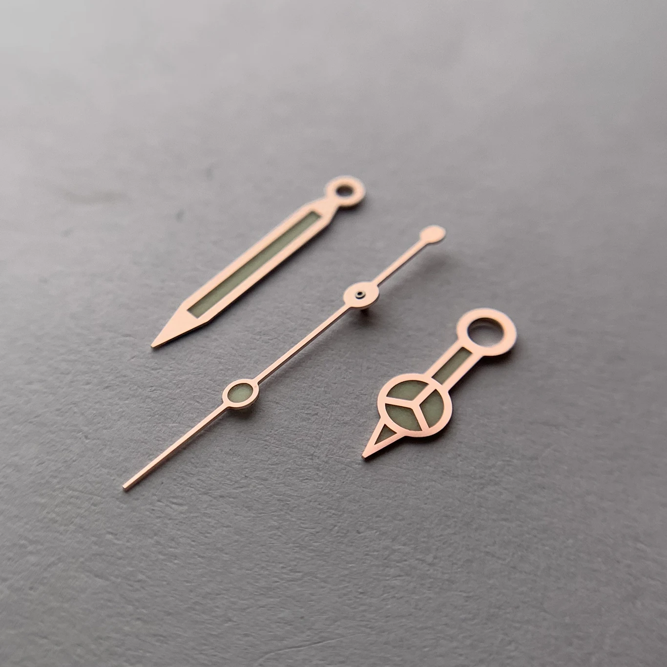 

Rosegold Quality Watch Parts Diving C3 Green Luminous Watch Hands fit NH35 NH36 SKX007 Automatic Movement for Prospex Modify Sub