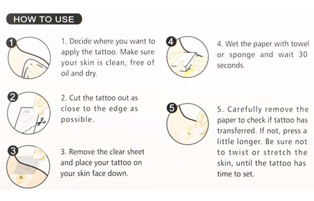 

Elephant Tattoo Removable Waterproof Temporary Tattoos Body Art Tattoo Stickers