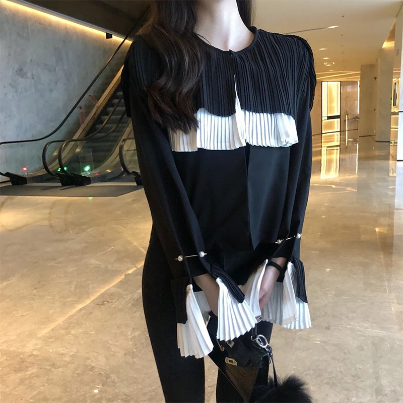 Новинка весны 2020 женская рубашка повседневная модная с длинным рукавом в стиле