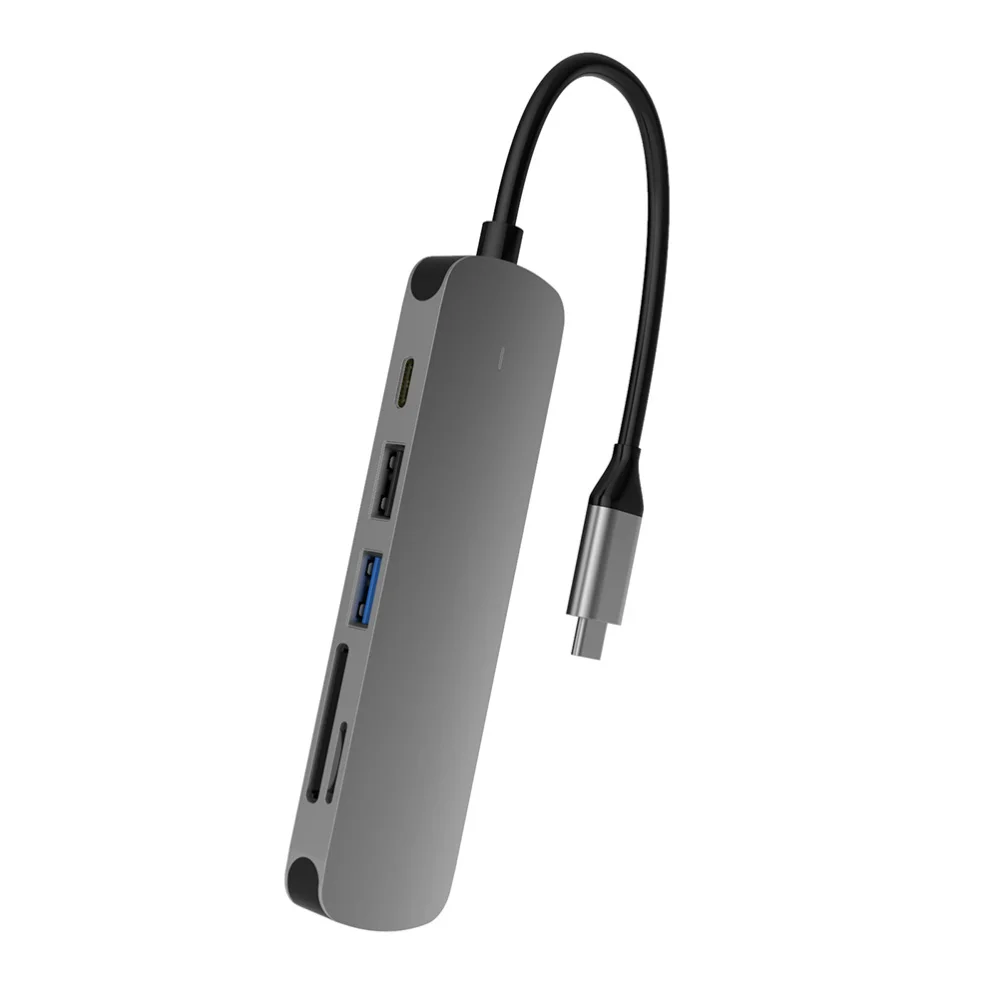 

USB-адаптер 6 в 1 для ноутбука, телефона, компьютера