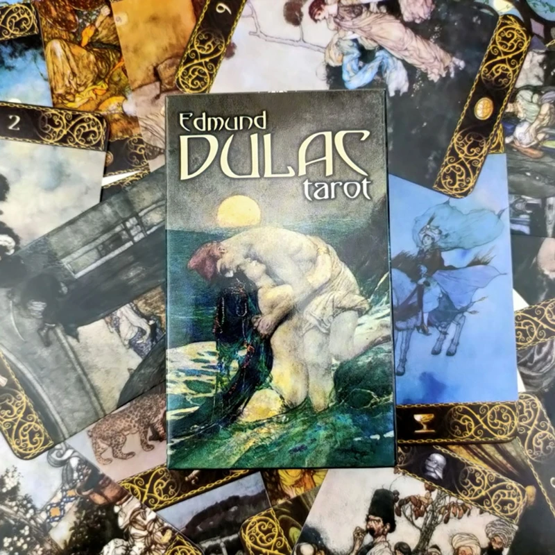 Edmund Dulac Таро карты традиционный английский 78-игральной Oracle вечерние Гадания и
