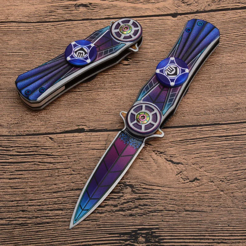Спиннер-антистресс многофункциональные складные ножи с лезвием портативный