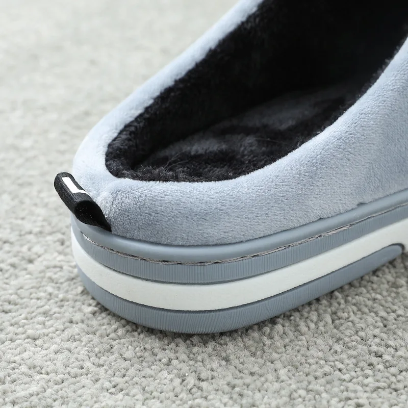 Новинка 2019 года хлопковые тапочки женские зимние домашние на толстой подошве