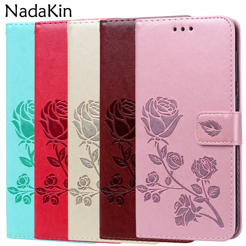 Роскошный кожаный чехол книжка с розами для iPhone 11 Pro X XS MAX XR 6 6S 7 8 Plus 5 5S Чехол