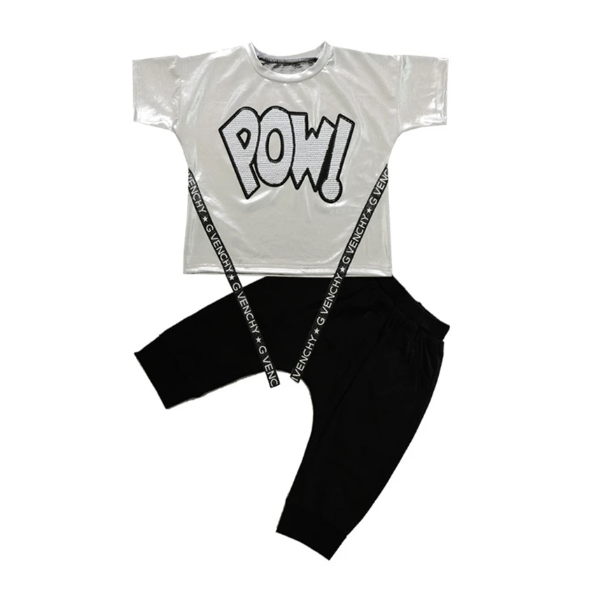 Модные костюмы для Бальных комнат в стиле хип хоп мальчиков Детский костюм