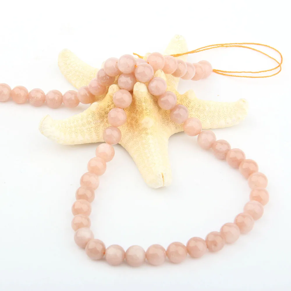 

Natural Stone Beads Sun Stone Round for Jewelry Making Beadwork DIY Bracelet Necklace 4/6/8/10mm