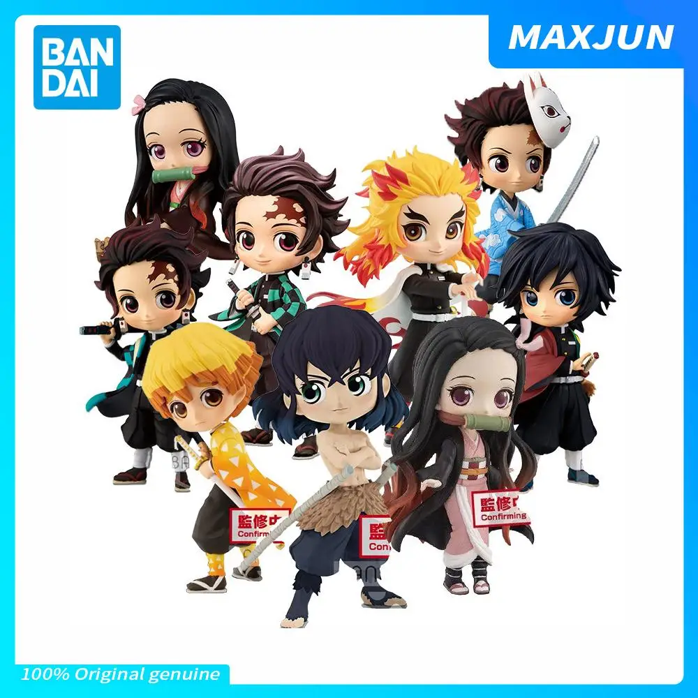 

BANDAI Figuarts MINI Anime Demon Slayer Figure Kamado Nezuko Tanjirou Action Figures PVC Model Toys Kimetsu No Yaiba Figure