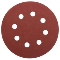 25x 5 inch 125mm round shaped sanding disc pads 8 hole sandpaper 600 12000 grits