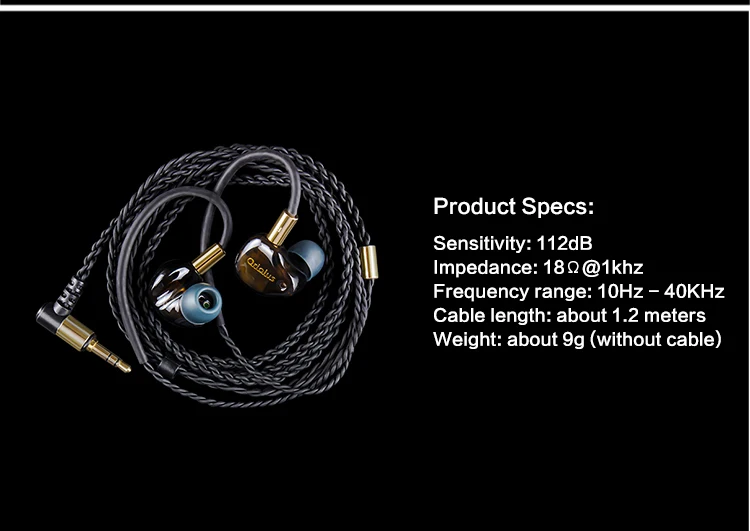 Oriolus Finschi 1DD+ 1BA гибридная технология Hifi монитор в ухо наушники без микрофона
