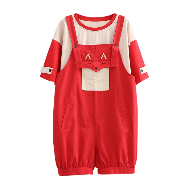 Новый летний комплект из 2 предметов с вышитыми героями мультфильмов