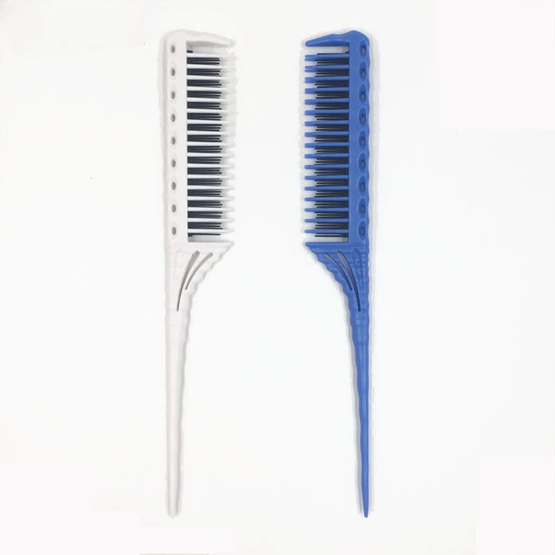 1 шт. портативная расческа для волос 3 ряда зубов распутывания крысы и хвоста -