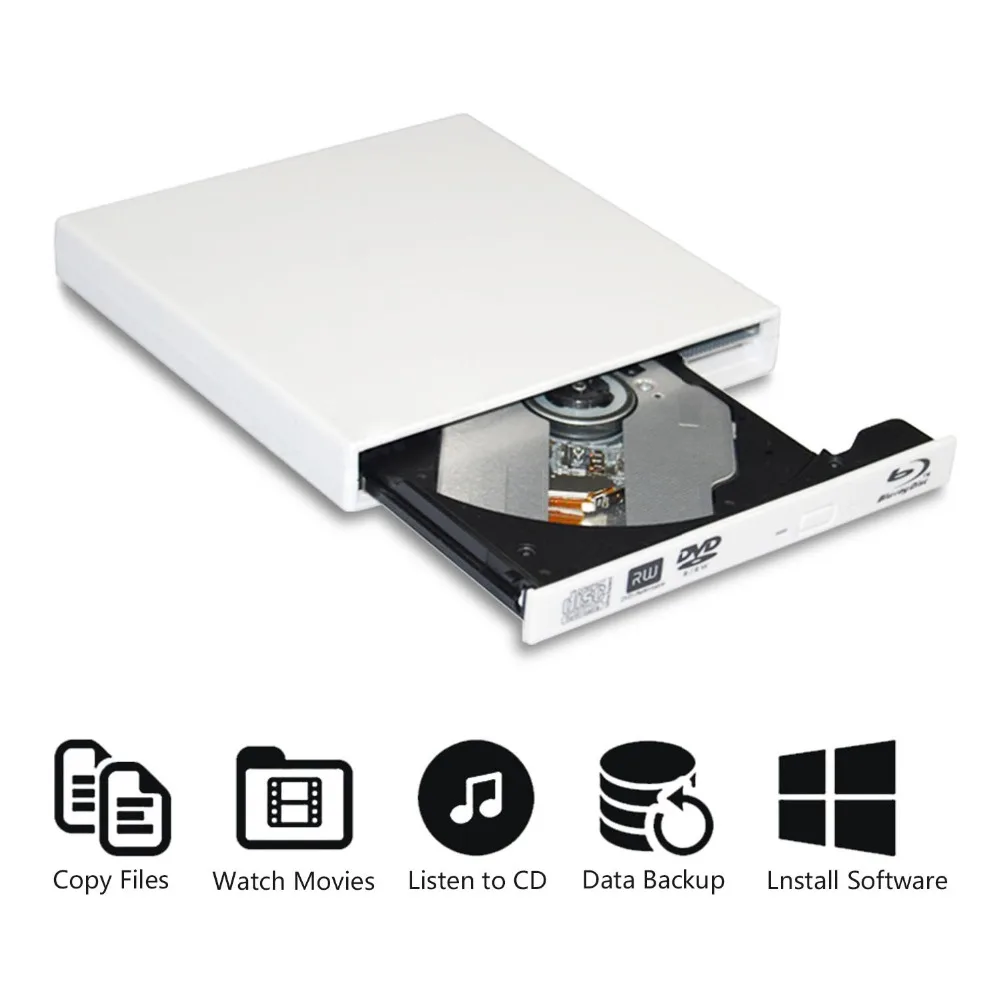 BD ROM Blu ray диск USB 2 0 записывающийся оптический привод НЧ динамик Внешний