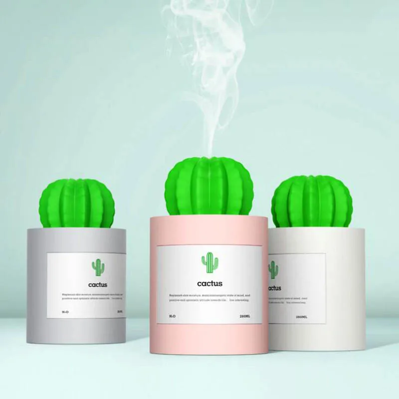 280 мл usb-увлажнитель С КАКТУСОМ бутылка для растений ультразвуковой увлажнитель